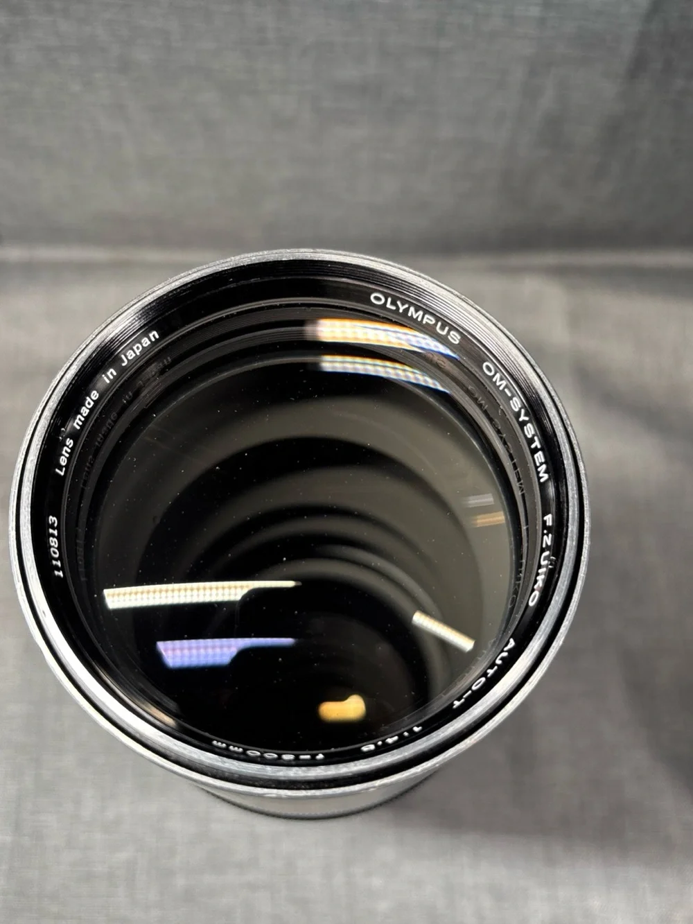 Olympus OM Systems 300mm Zuiko Auto T F4.5 Camera Lens Japan w Case